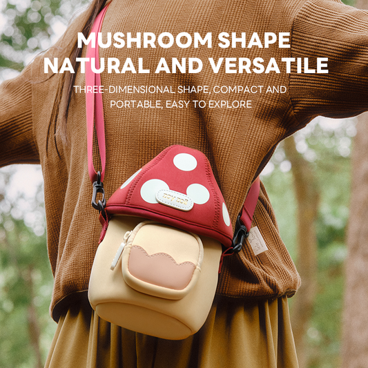 Kid's Mushroom Crossbody Bag - Growing Mushroom