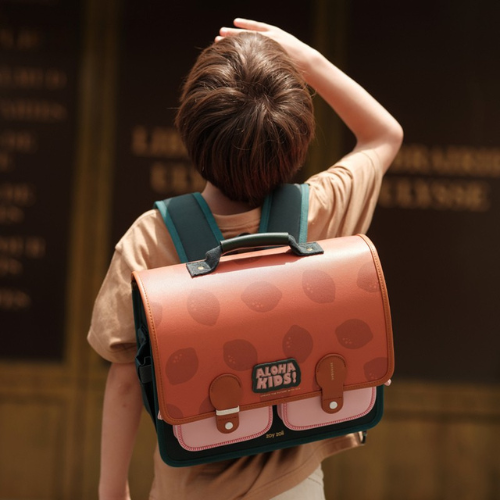 Vintage Lemon Children's Vintage School Backpack